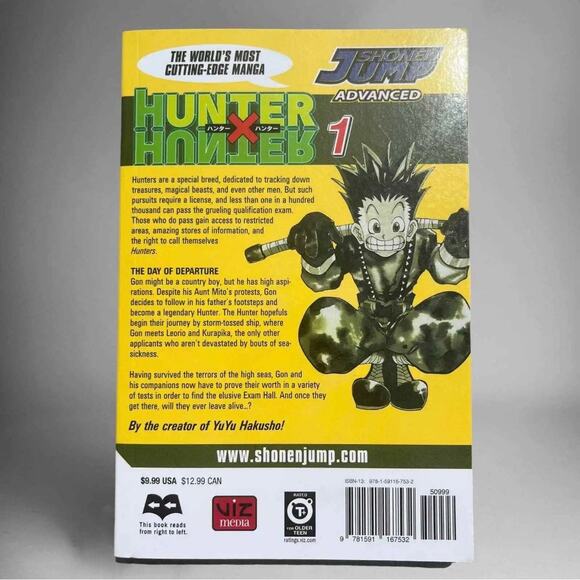 Hunter X Hunter Manga Vol Book 1 English American Coquette Anime Cartoon Comic - Picture 2 of 2